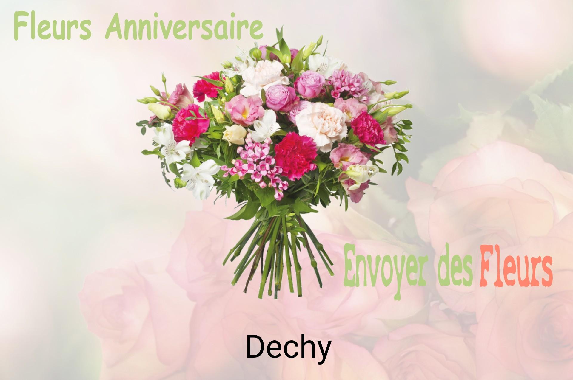 Bouquet de fleurs d’anniversaire livré à Dechy